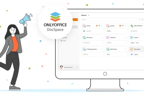 ONLYOFFICE DocSpace facilite le travail collaboratif sur des documents